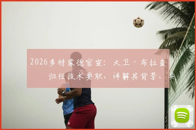 2026多特蒙德官宣：大卫·布拉查回归任技术要职，详解其背景、具体职责及对球队未来影响